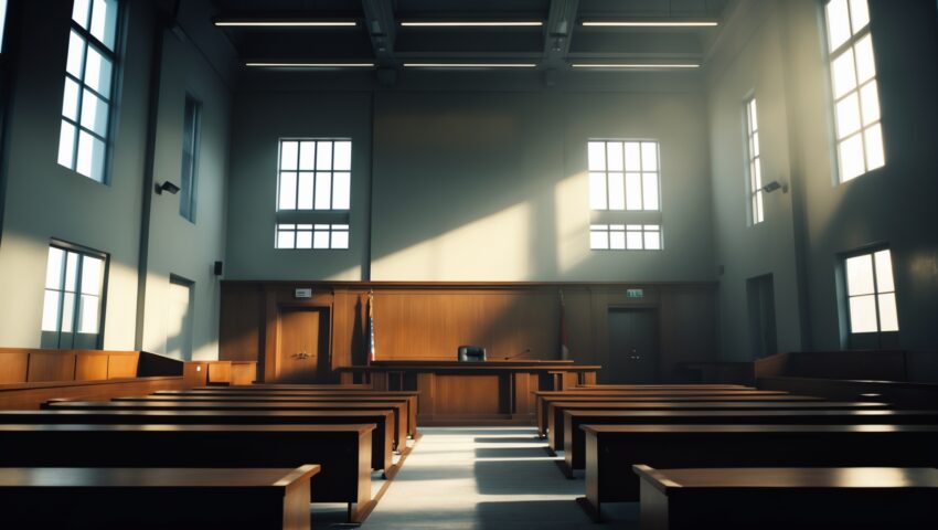 Chapter One "Conviction" of The Last Witness courtroom
